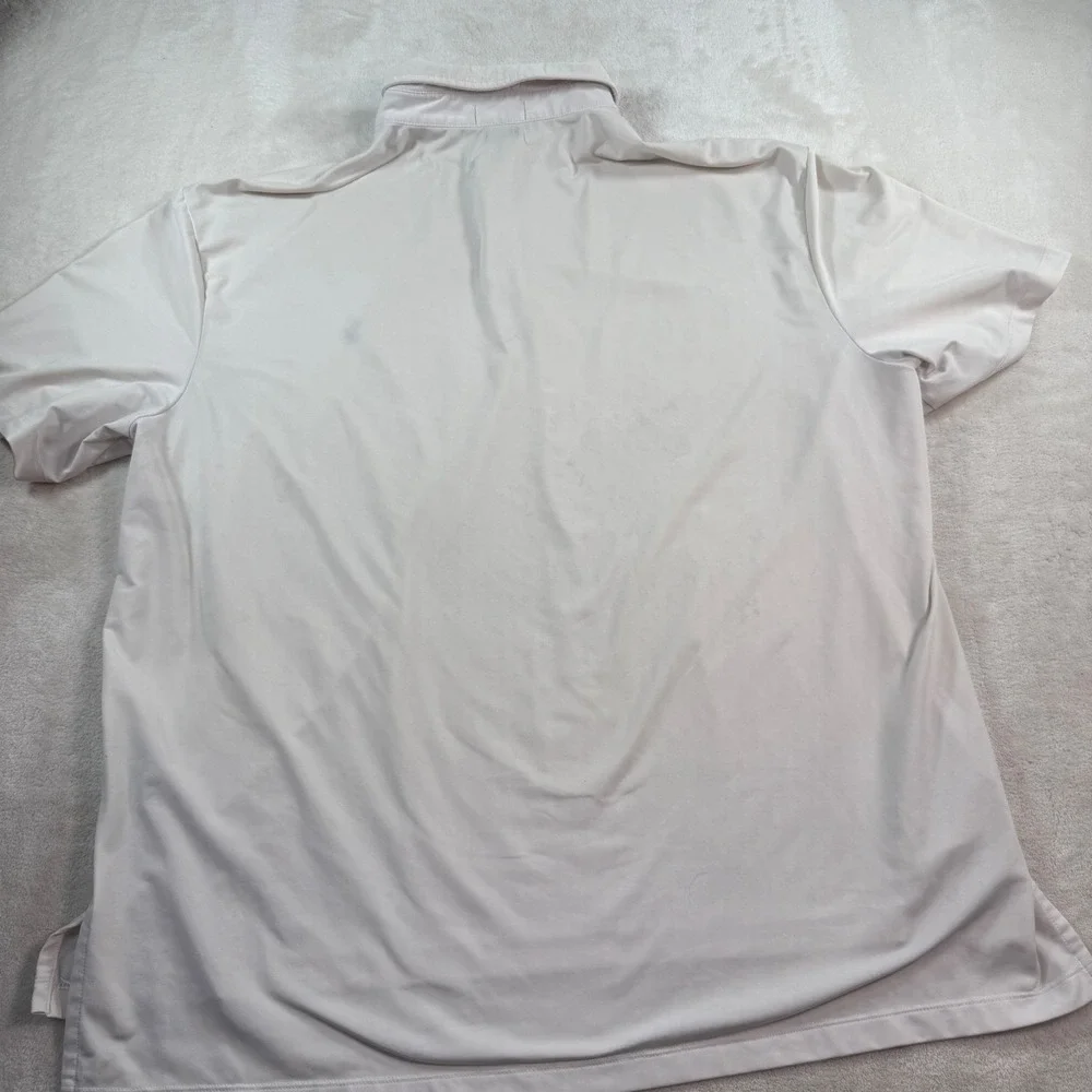 Polo Ralph Lauren Performance Mens 2XB White Short Sleeve Pony Logo Polo Shirt
